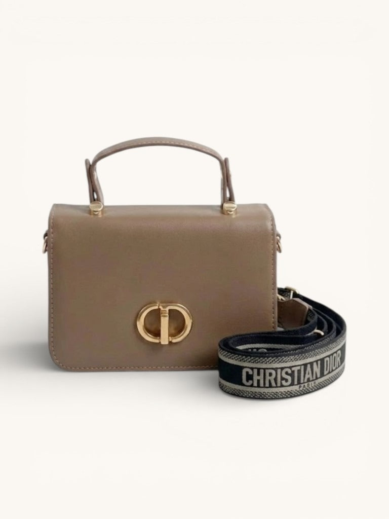 Cross Bag Leather With Fabric Belt ZC-16