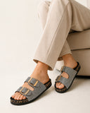 slippers leather flat With a distinctive and unique design SL-238