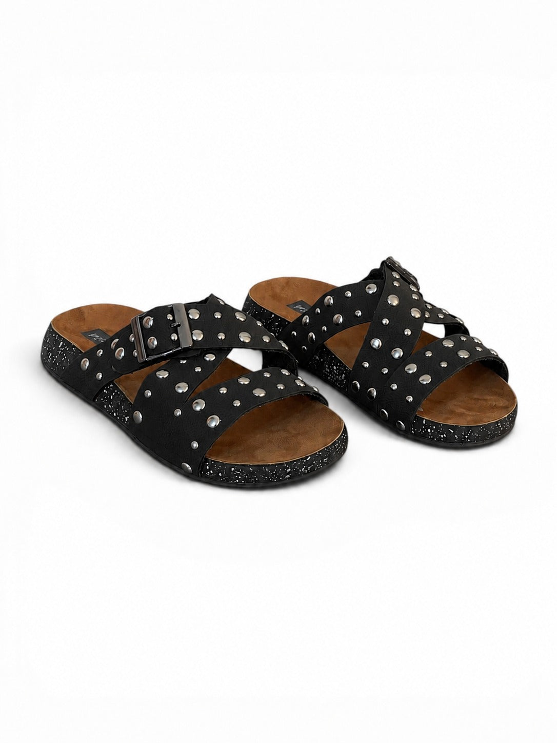 Slippers Fabric Flat With Buckle SL-219