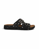 Slippers Fabric Flat With Buckle SL-219