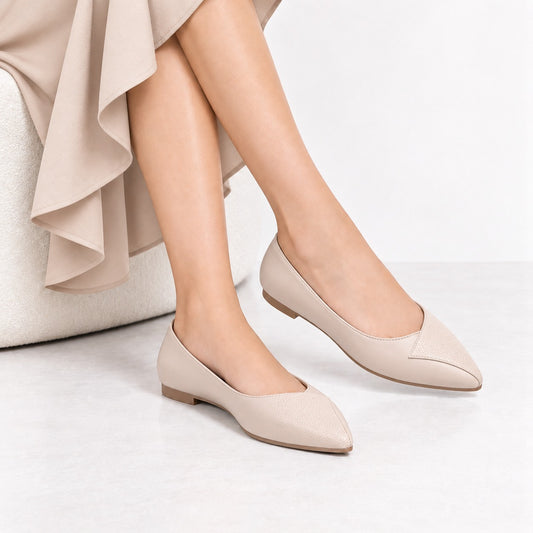 Ballerinas Flat Leather for women  BN-505