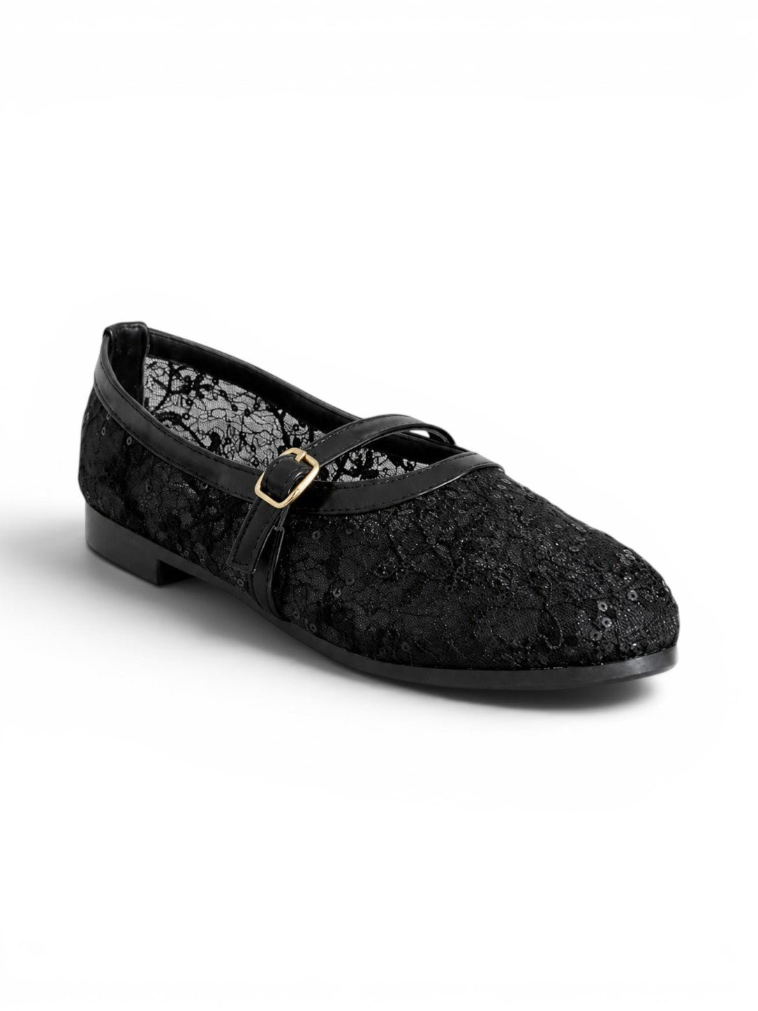 Ballerina flats fabric embroidered BF-811