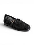 Ballerina flats fabric embroidered BF-811