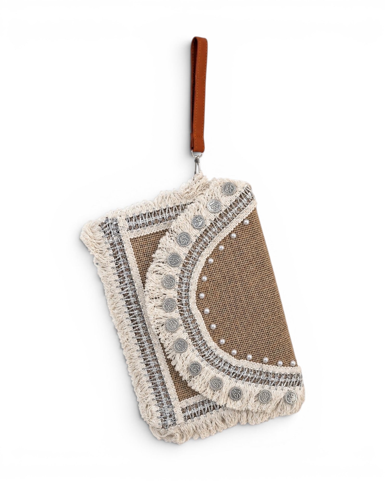 Handbags clutch elegant burlap ZT-2