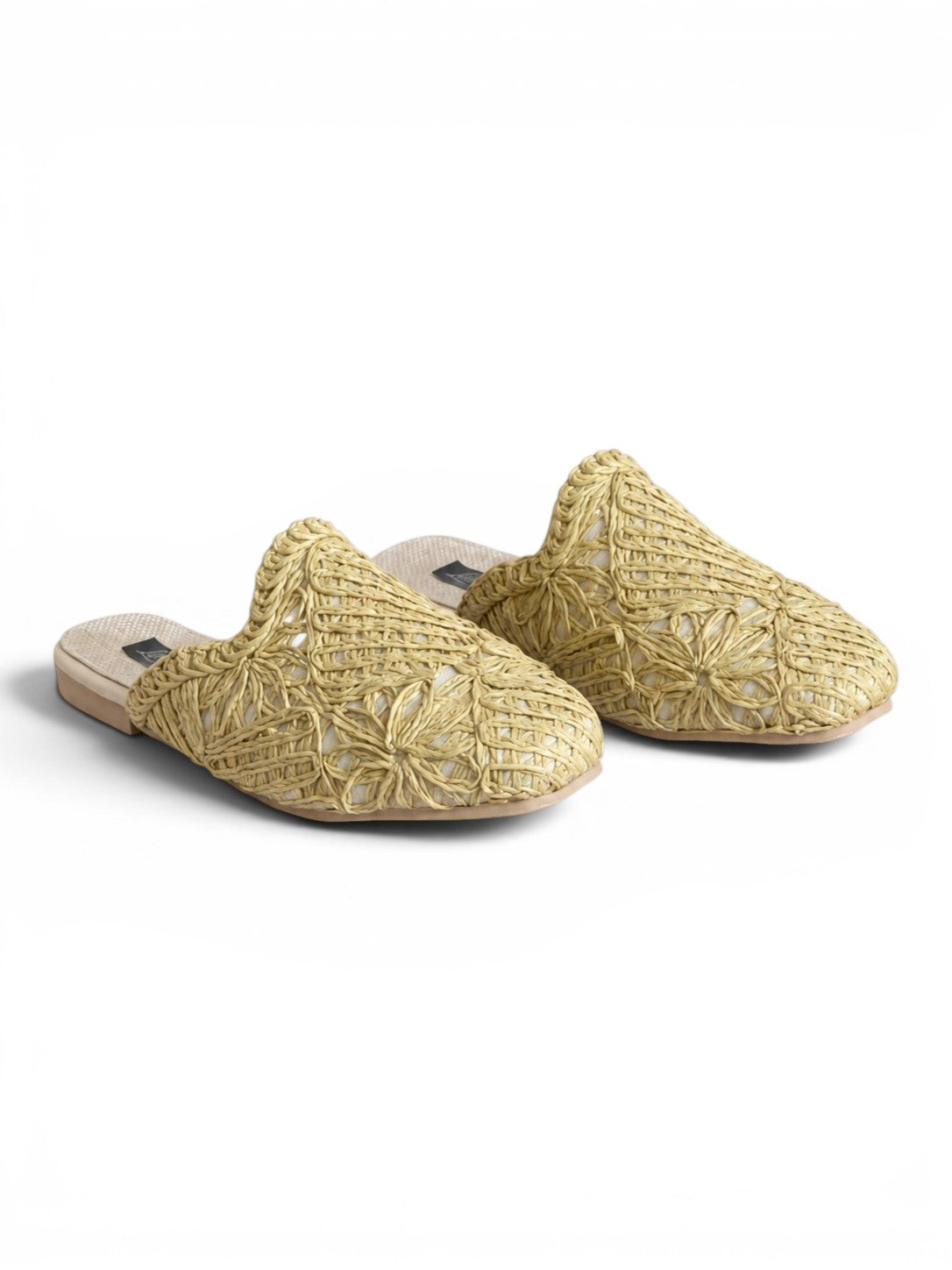 Mules Flat Burlap Elegant SB-705
