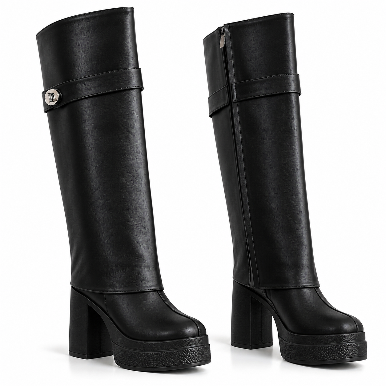 Long Boot High Heel Leather LB-44