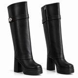 Long Boot High Heel Leather LB-44