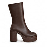 Long Boot High Heel Leather LB-44