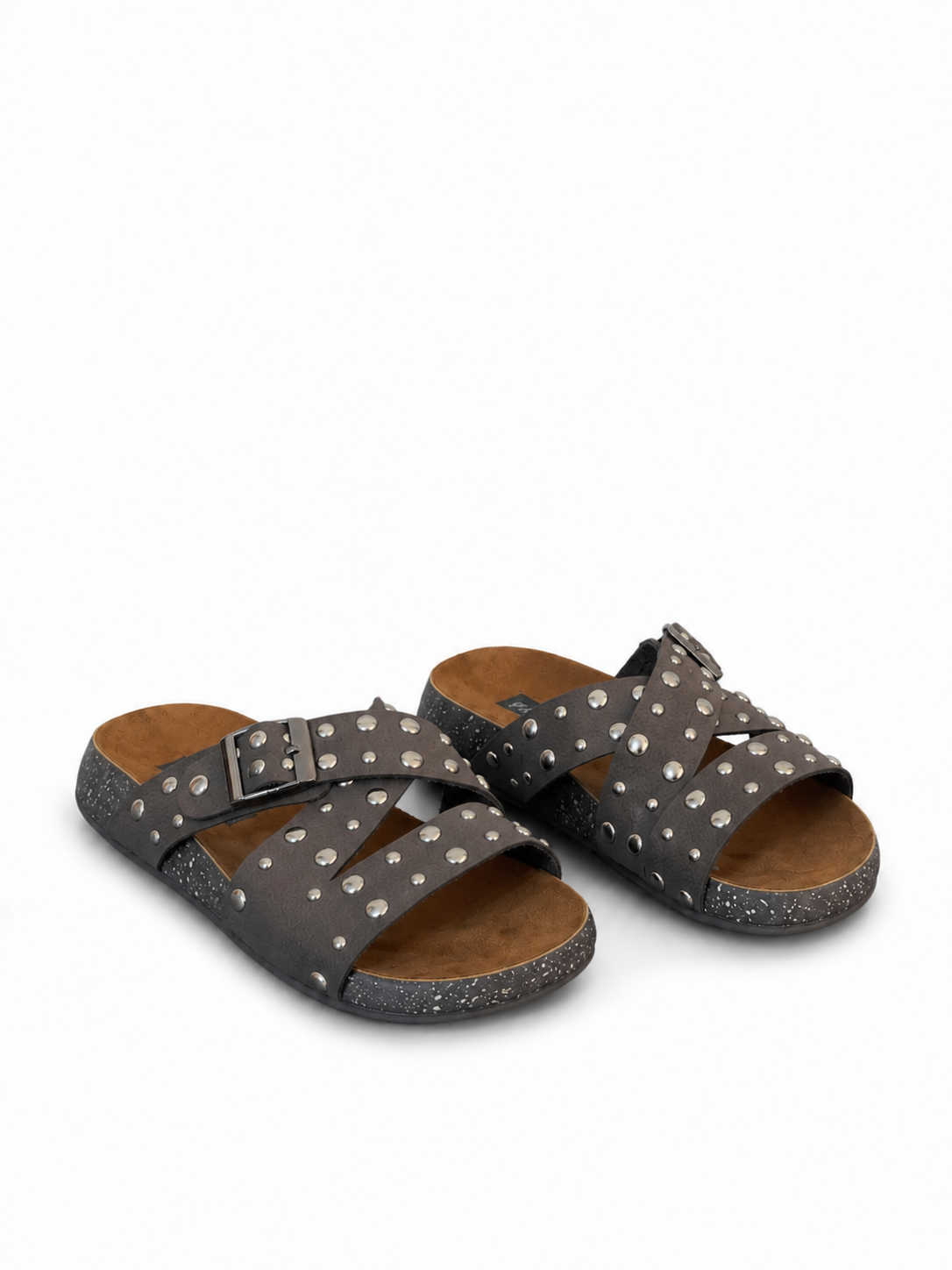 Slippers Fabric Flat With Buckle SL-219