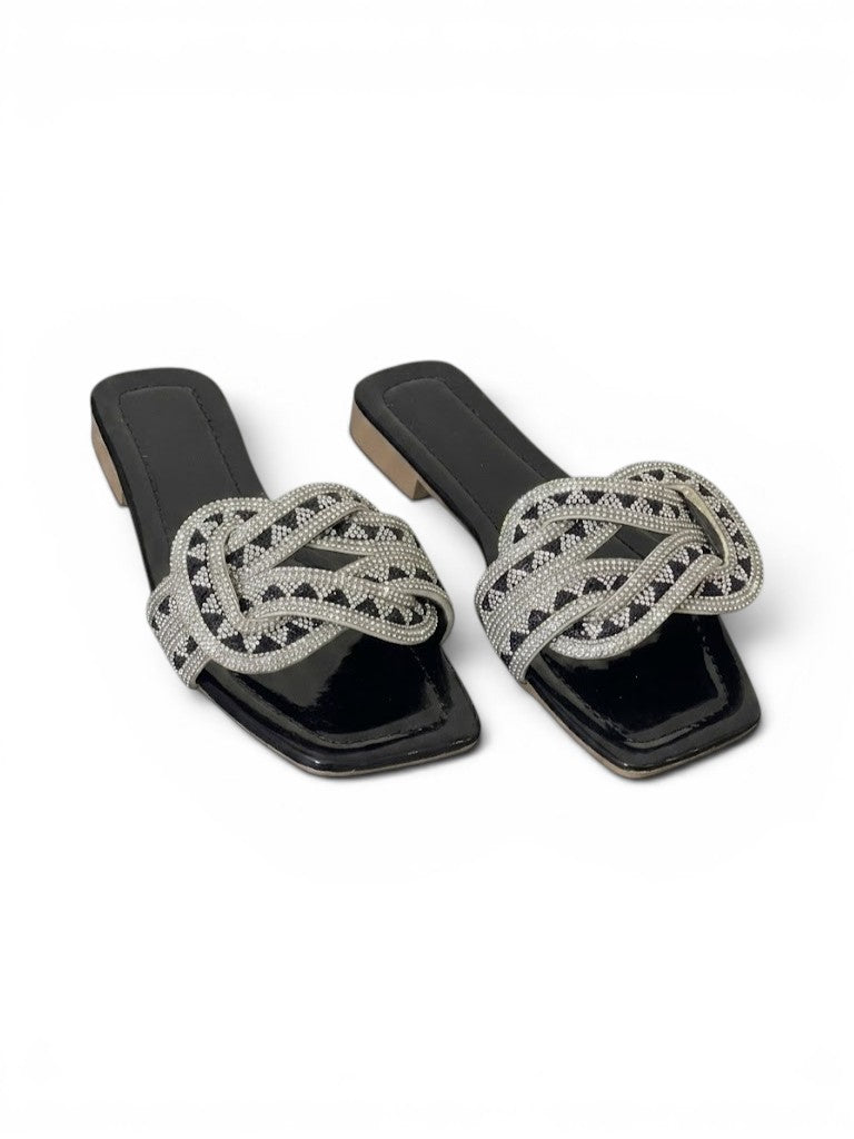 Slipper Flat Diamond Elegant SL-222