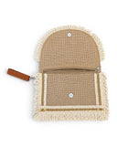 Handbags clutch elegant burlap ZT-2