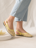 Ballerina Flat Dentelle With Buckle BF-809