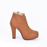 BOOT HEELS Suede -R-2