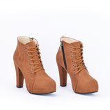 BOOT HEELS Suede -R-2