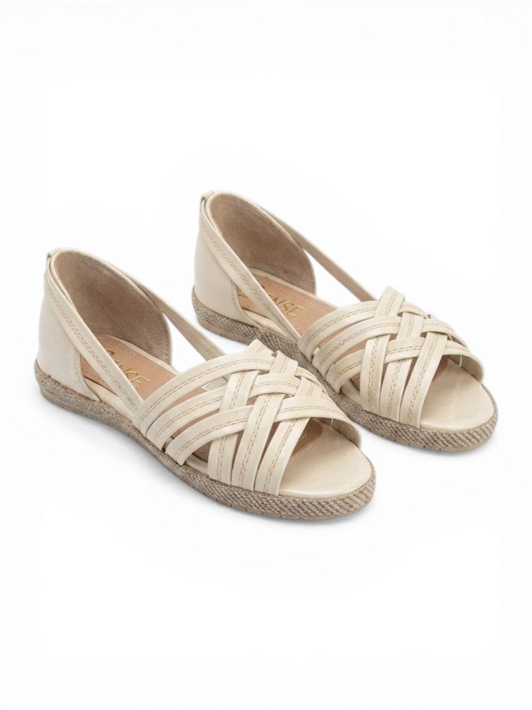 Sandal Flat Leather With Straps SF-57