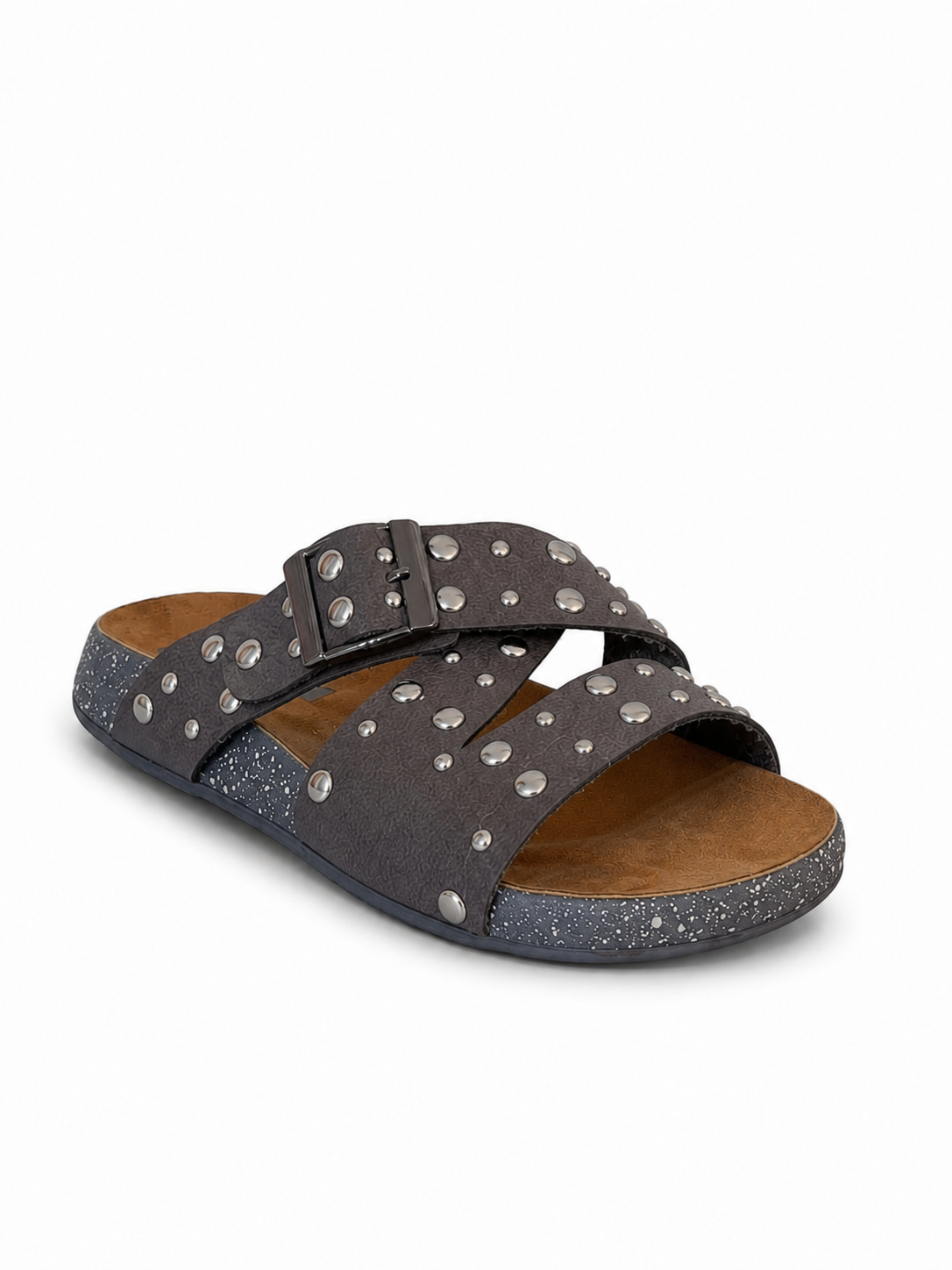 Slippers Fabric Flat With Buckle SL-219
