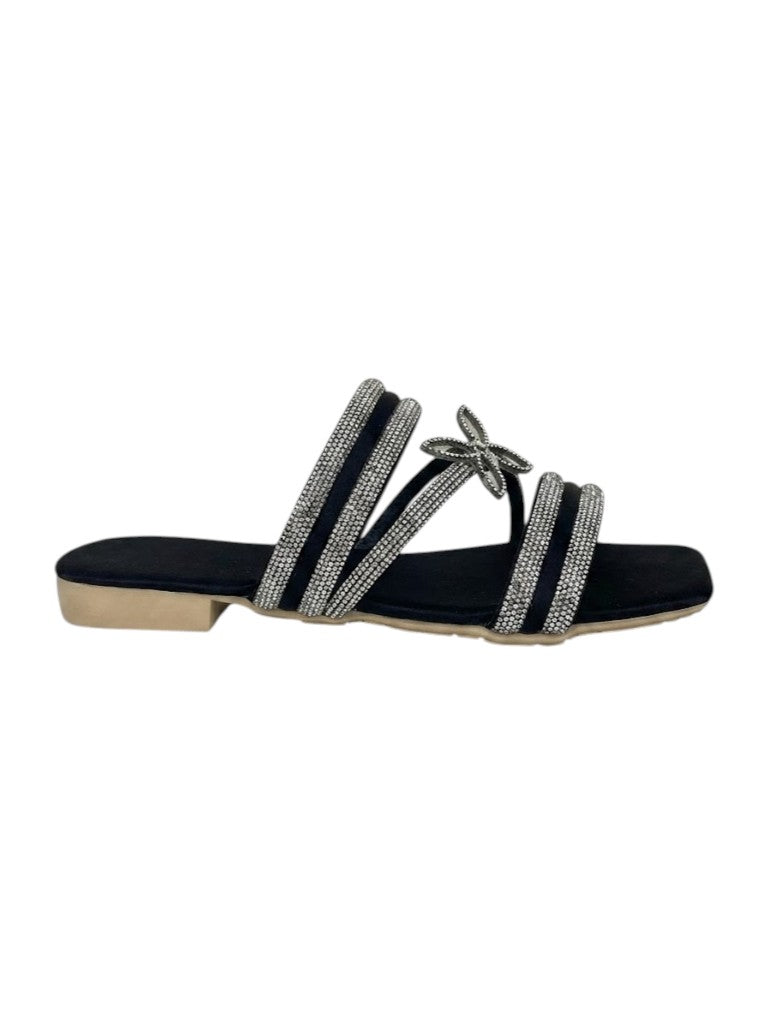 Slipper Flat Diamond With Suede  SL-226
