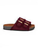 Slippers flat Fabric With double buckle SL-241