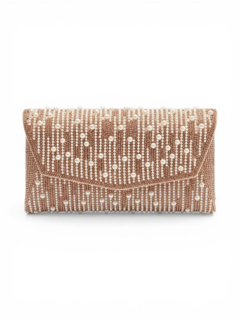 Crossbody evening bag With sparkling stones and beads ZS-7
