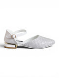 sandal flat Leather Embroidered SF-65