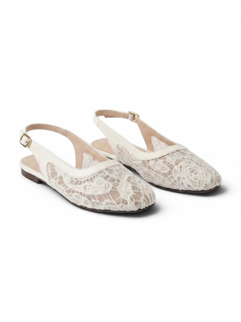 Ballerina Flat Dentelle With Buckle BF-809