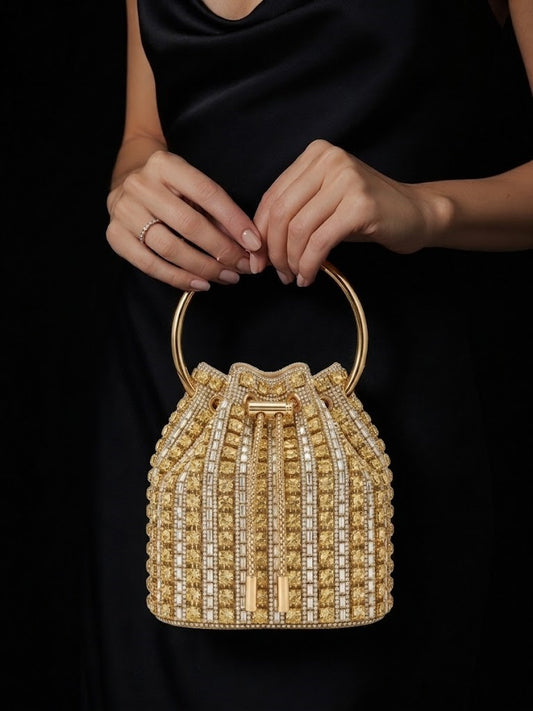 Crossbody evening bag Drawstring ZS-3