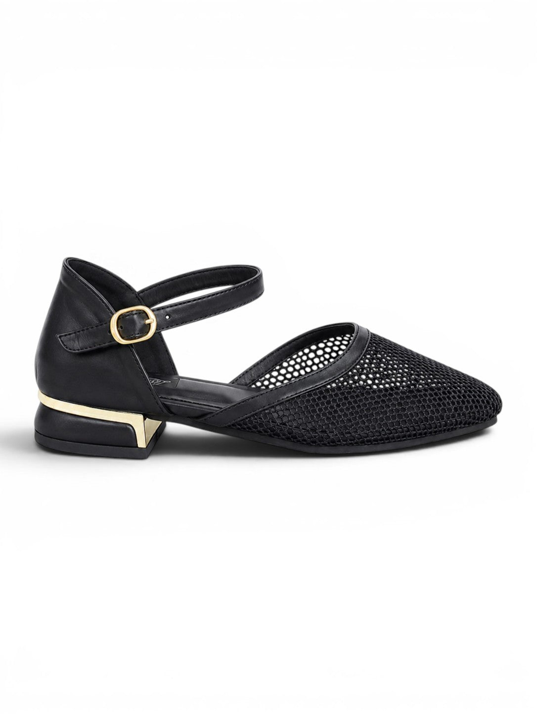 sandal flat Leather with mesh SF-64