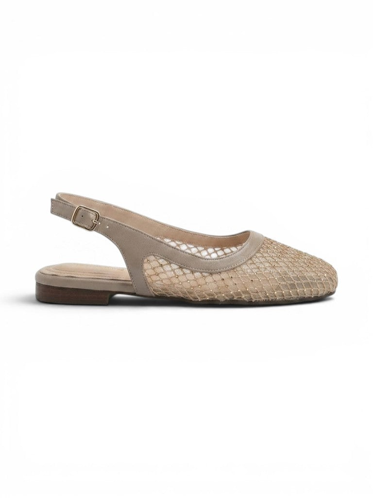 Ballerina Flat Mesh With Buckle BF-808
