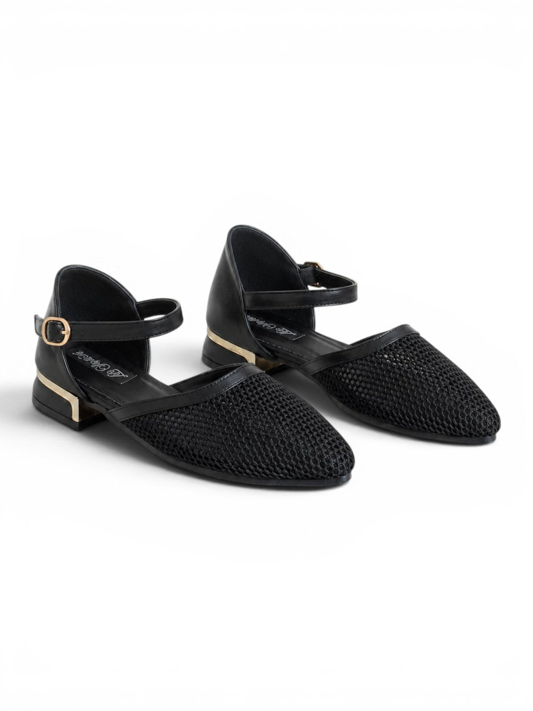 sandal flat Leather with mesh SF-64