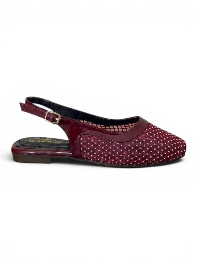 Ballerina Flat Mesh With Buckle BF-808