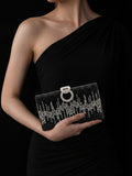 crossbody evening bag Charmingly elegant with a circular lock ZS-9