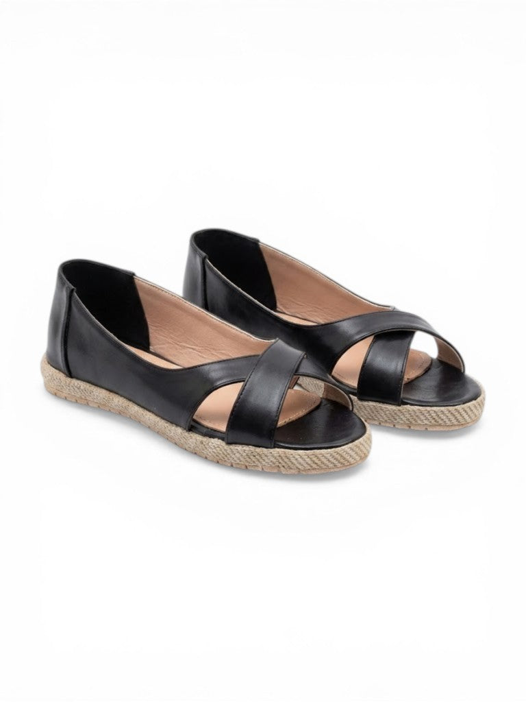 Sandal Flat Leather Easy To Wear SF-58