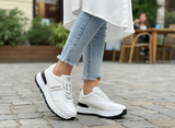 Sneakers Flat Leather Stylish KO-106