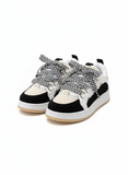 sneakers flat Leather with a unique design KO-107