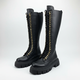 Long Boot Leather With Rope LB-38