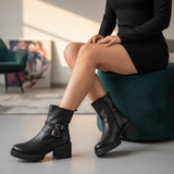 Ankle Boot Leather Stylish E-102