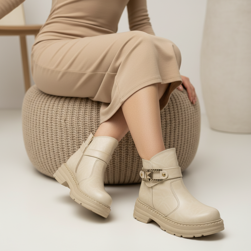 Ankle Boot Leather Stylish G-60