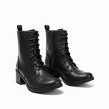 Ankle Boot Leather With Rope E-26