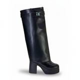 Long Boot High Heel Leather LB-44