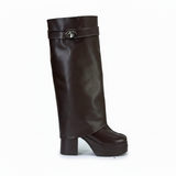 Long Boot High Heel Leather LB-44
