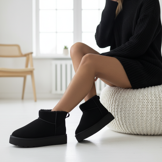 Shoes Suede Mid Heel Stylish AG-2