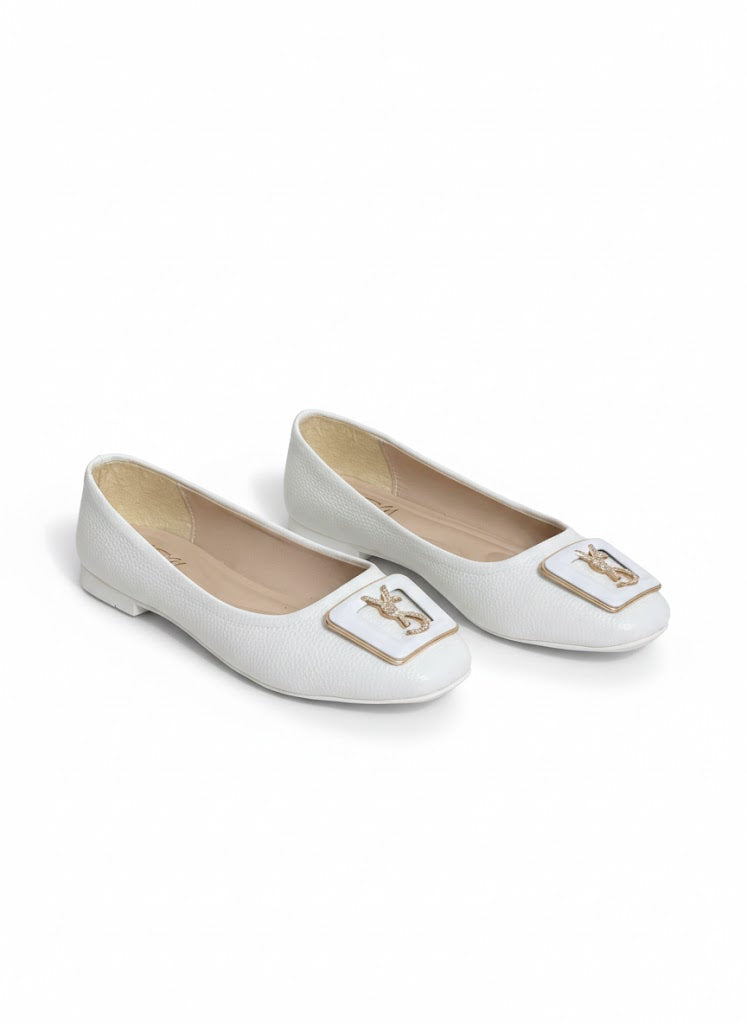 Ballerina Flat Leather Stylish BN-514