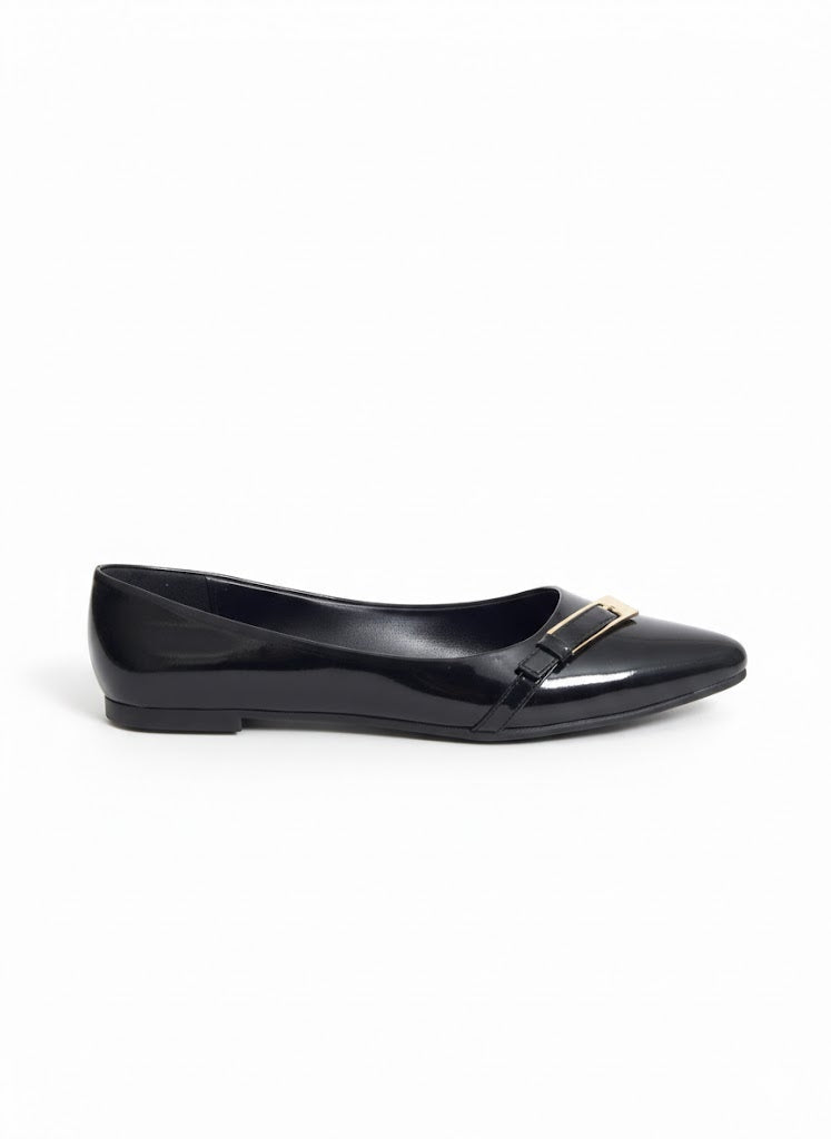 Ballerina Flat Leather Glossy BN-516
