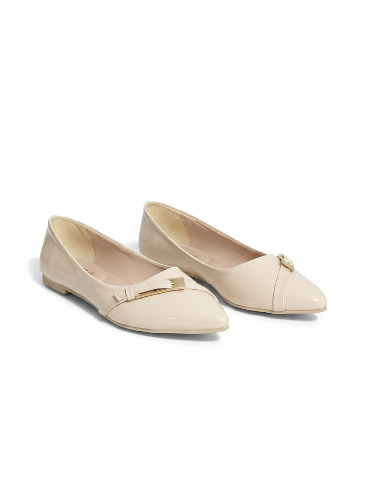 Ballerina Flat Leather Glossy BN-516