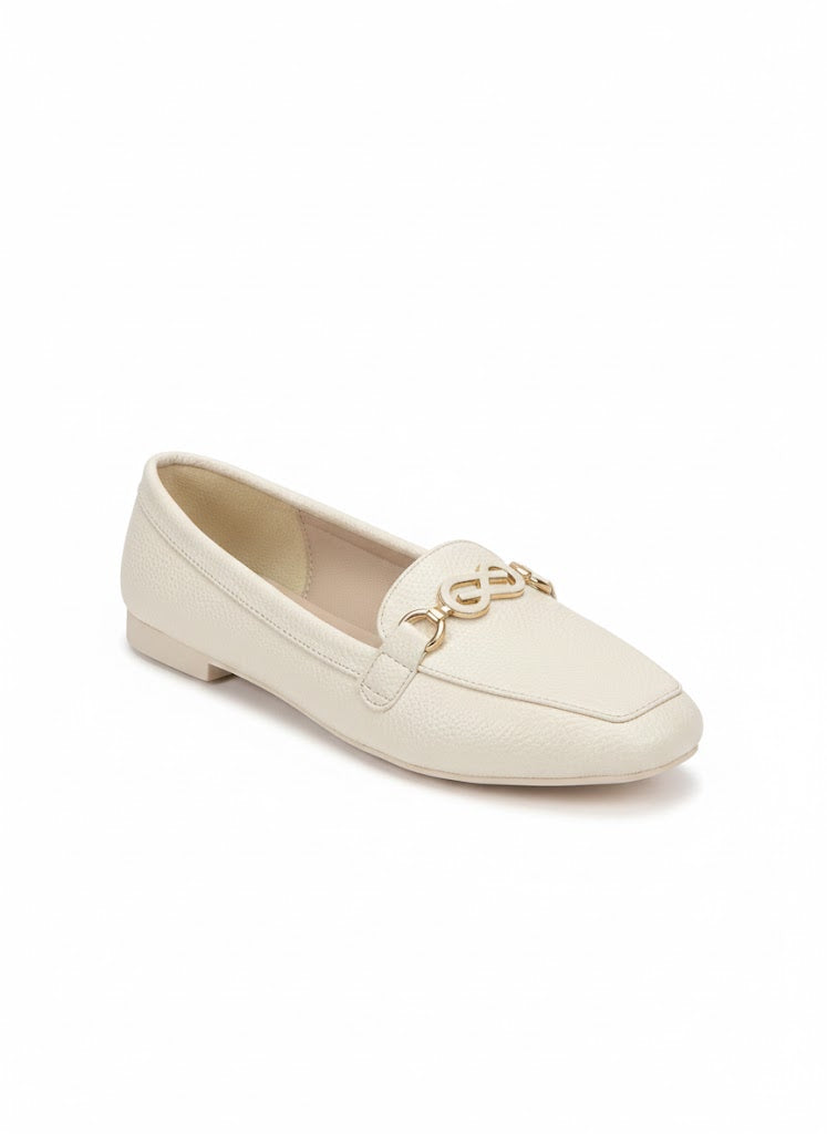 Ballerina Flat Leather Square BN-515