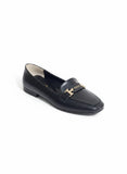 Ballerina Flat Leather Elegant With Accesories BN-517