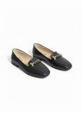 Ballerina Flat Leather Elegant With Accesories BN-517