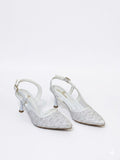 Shoes Heels Dentelle With Buckle F-611