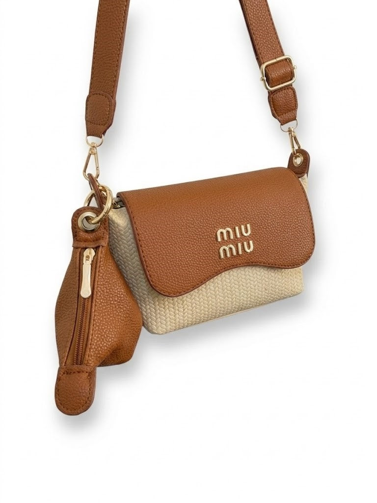 Cross Bag Leather With Mini Wallet ZC-5