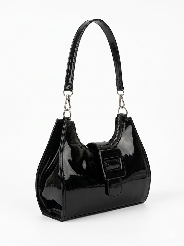 Shoulder Bag Glossy Leather ZC-9
